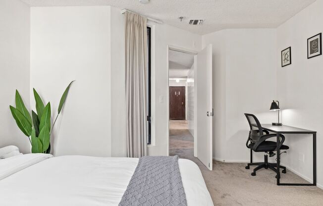 A 3 Bedroom apartment with Private & Common Bathrooms, common areas and a fully functional kitchen at 655 Kelton Ave.
