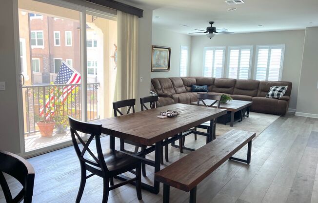 Gorgeous highly upgraded townhome in the beautiful Promenade at Pacific Village!  Available Aug 20, 2025