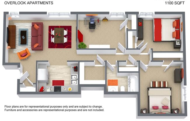 Overlook Apartments (1-3 BR Units)