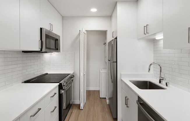 Kitchen with Stainless Steel Appliances