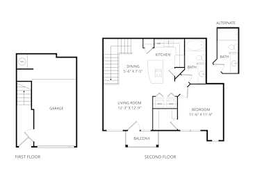1 bed, 1 bath, 750 sqft, $1,689