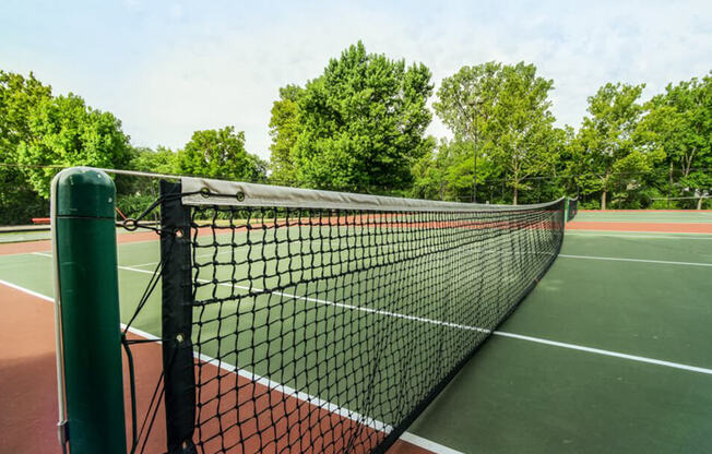 Tennis Court at apartment complex