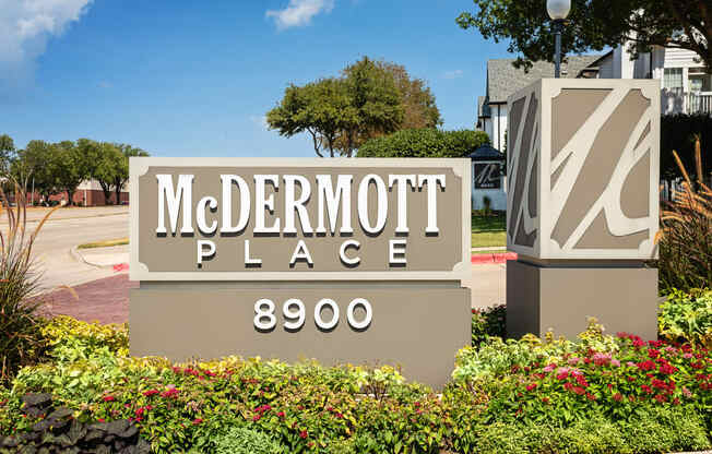 an image of the sign at the entrance to mcdormand place