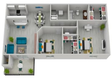 2 beds, 1 bath, 1,016 sqft, $1,120