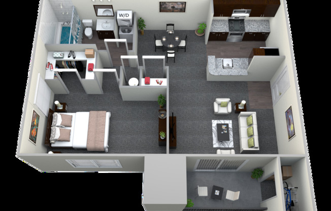 1 bed, 1 bath, 668 sqft, $1,492, Unit 4801-304