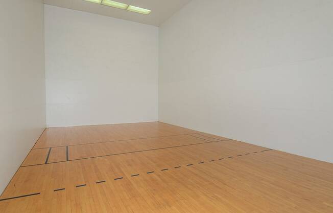 Racquetball court | Bigelow Commons
