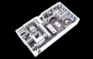 1 bed, 1 bath, 663 sqft, $1,590, Unit 707