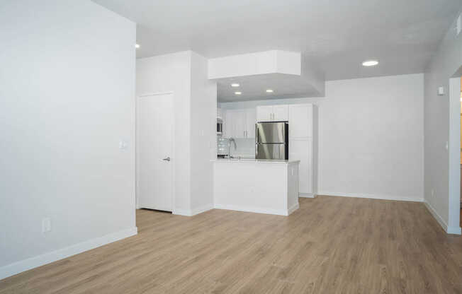 Living Room with Hard Surface Flooring