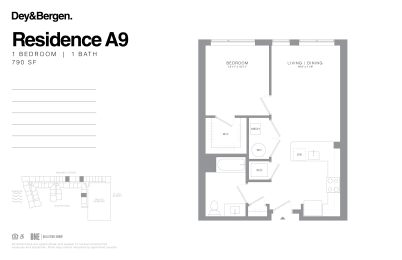 1 bed, 1 bath, 790 sqft, $2,615