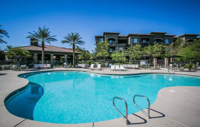 The Presley at Whitney Ranch Apartments Pool Area