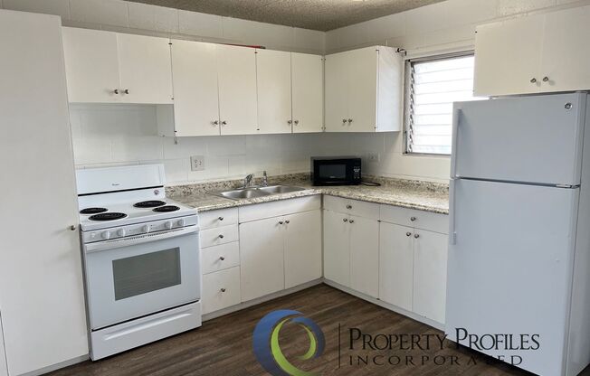 Puuhale Gardens 2 bedroom 1 bath apartment with 1 assigned parking stall