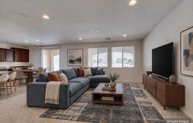Gated Summerlin West Home with 5 Bedrooms, Den, Loft & Primary Suite Downstairs