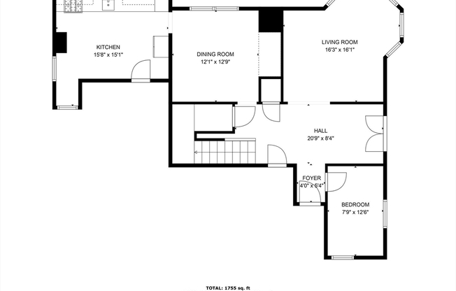 3 beds, 1 bath, 1,775 sqft, $3,275, Unit 1