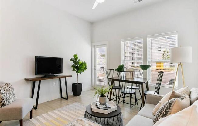 Living Room windows at Bay Pointe at Summerville, South Carolina, 29483