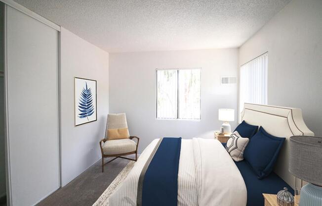 Cozy Bedroom at Creekside Villas Apartments, San Diego