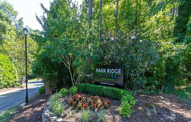 Property Sign at Park Ridge Estates, Durham, NC, 27713