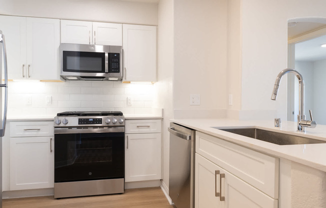 Kitchen with Stainless Steel Appliances