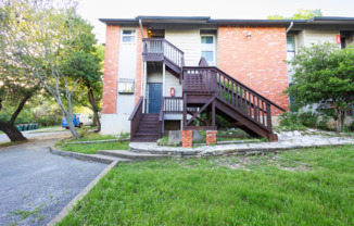 2 bedroom condo, as close to TXST campus as you can get
