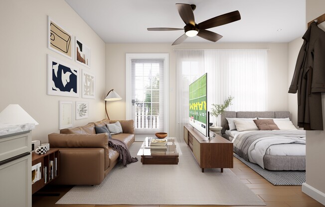 Studio, 1 bath, 480 sqft, $1,067