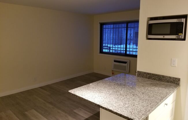 Studio, 1 bath, $695