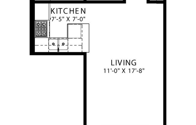 Studio, 1 bath, $1,395, Unit 458