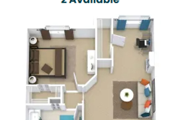 1 bed, 1 bath, 795 sqft, $1,351, Unit 01-211