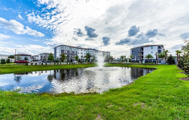 Entrance Lake at The Oasis at 301, Riverview, Florida