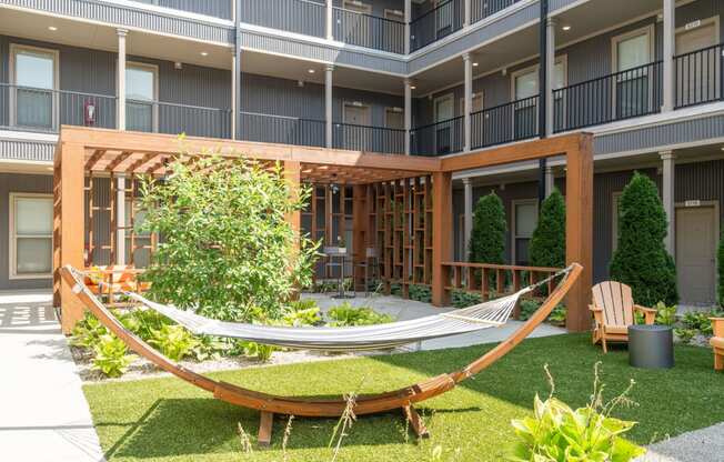 Courtyard with Hammock