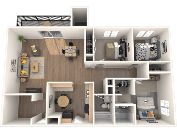 3 beds, 2 baths, 1,310 sqft, $1,825