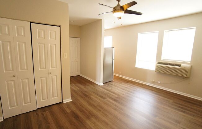 Studio, 1 bath, 317 sqft, $1,295, Unit 1E