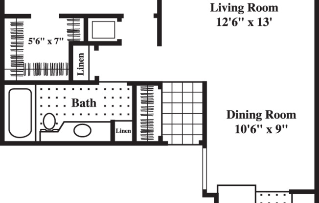 1 bed, 1 bath, 762 sqft, $2,335, Unit C