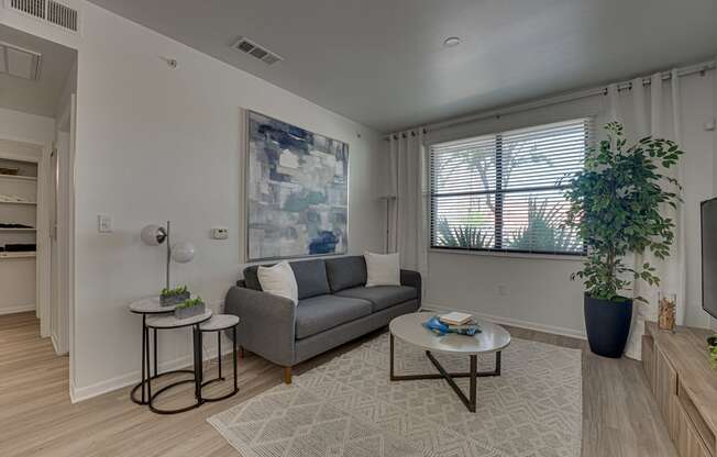 Living Room Interior at Vue Live Oak, Texas
