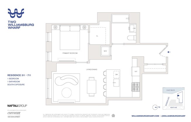 1 bed, 1 bath, $5,450, Unit 611