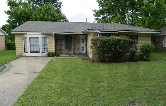AVAILABLE NOW!!! MOVE IN SPECIAL $500 OFF ON THE FIRST MONTH'S RENT! Classic 4-Bed, 1.75-Bath Brick Home With Laminate Wood Floors