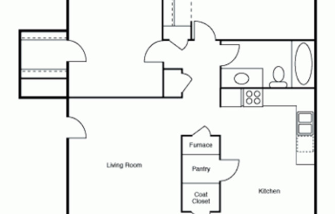 2 beds, 1 bath, 920 sqft, $1,199, Unit 37