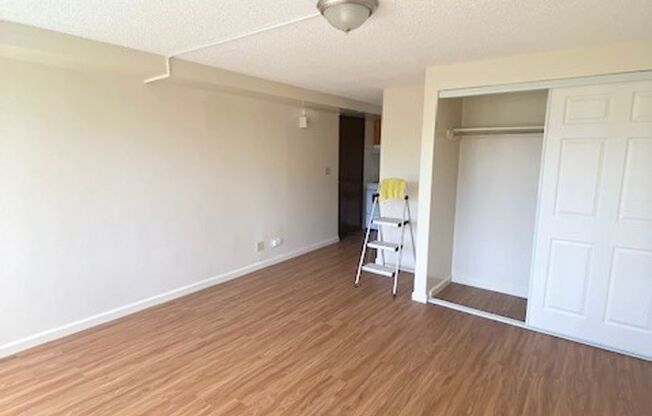 Renovated studio unit at the Five Regents