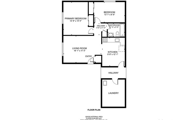 2 beds, 1 bath, 670 sqft, $2,050, Unit 8