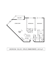 2 beds, 1.8 baths, 1,093 sqft, $1,910