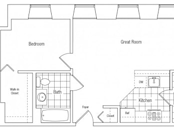 1 bed, 1 bath, 752 sqft, $2,125