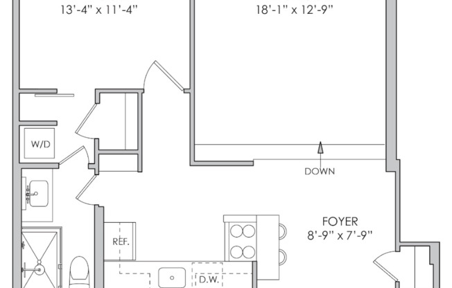1 bed, 1 bath, $6,300, Unit PHJ