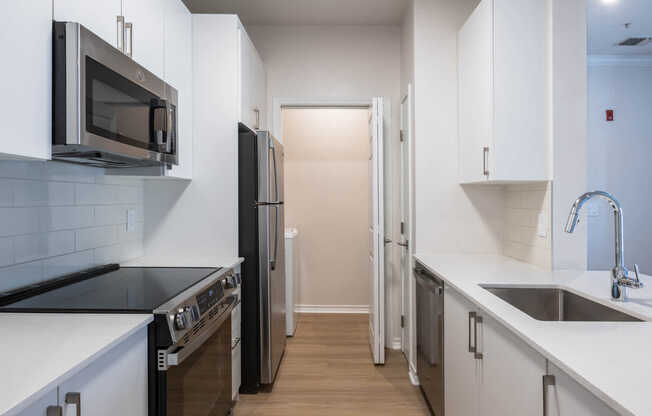 Kitchen with Stainless Steel Appliances