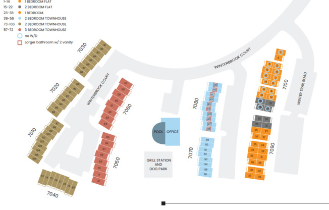 Map of Spaulding Hills