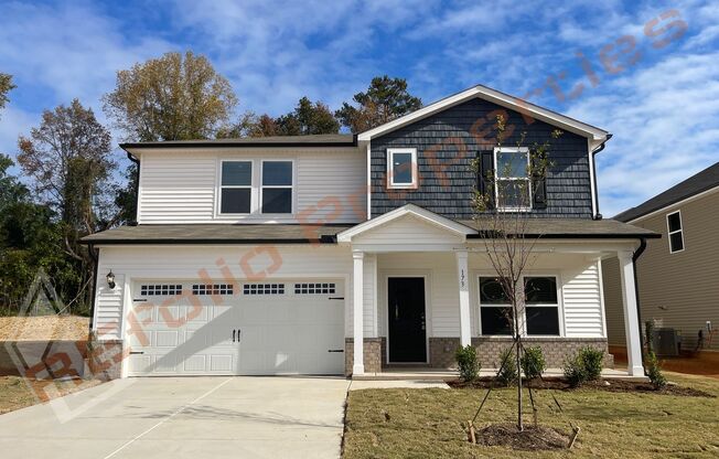 Gorgeous Brand New 4 Bedroom, 2.5 Bathroom Home Featuring a 1st Floor Primary, Spacious Loft, and Attached 2 Car Garage in Oak Manor, Garner, Available Now!