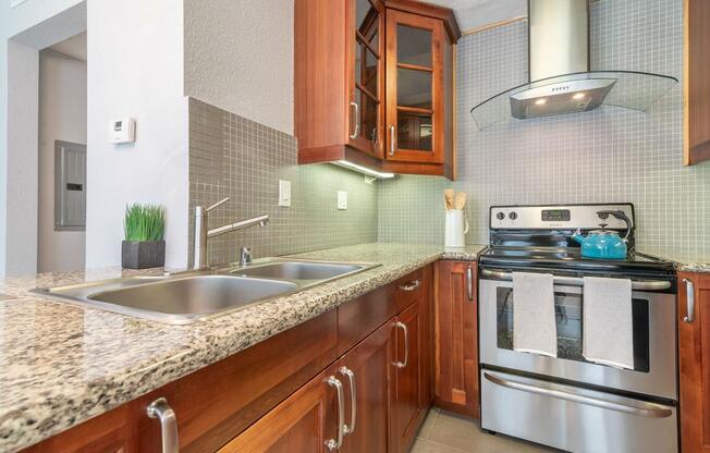 Fully Equipped Kitchen at Towne at Glendale, Glendale, CA