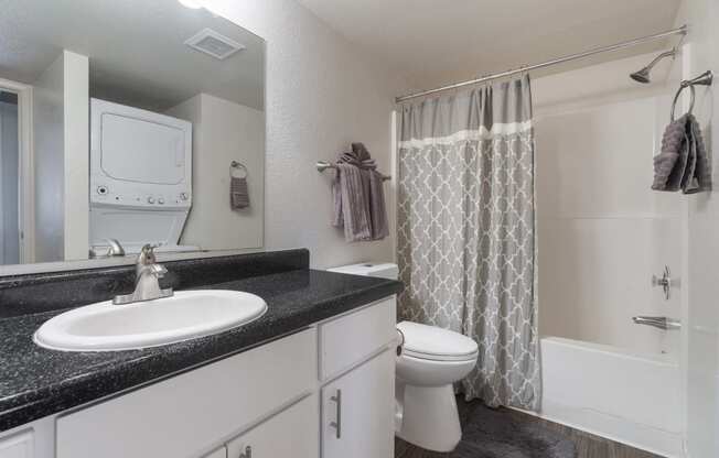 Bathroom at Avenue 8 Apartments in Mesa AZ Nov 2020