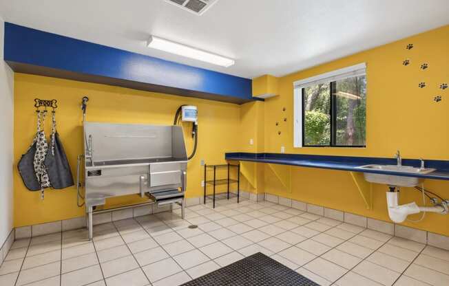 dog wash at The Lexington Apartment Homes