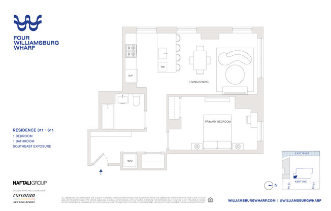 1 bed, 1 bath, $5,057, Unit 311