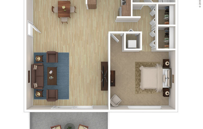 1 bed, 1 bath, 880 sqft, $1,182