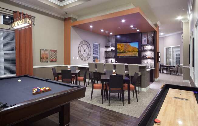 Pub Room at Skye at Arbor Lakes Apartments in Maple Grove, MN