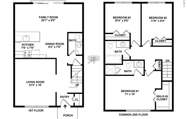 3 beds, 2.5 baths, 1,460 sqft, $2,279